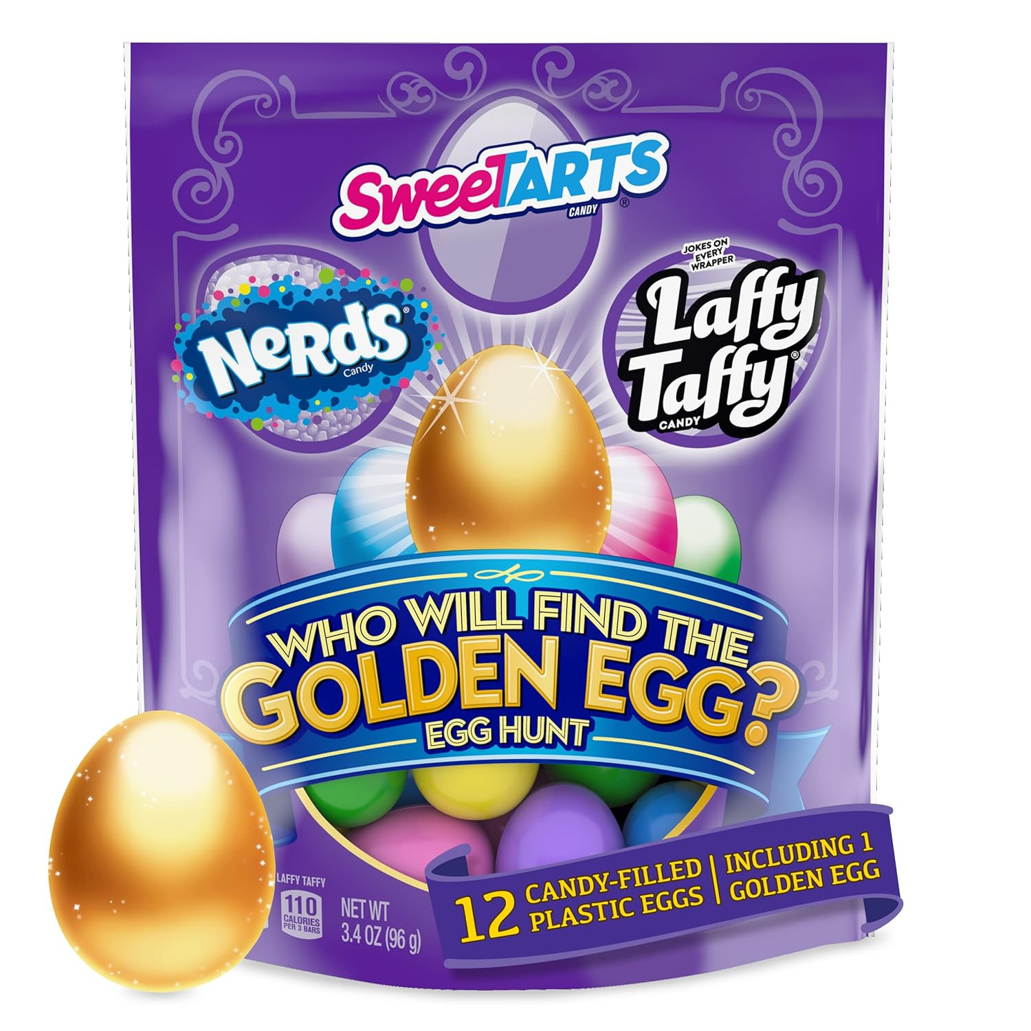 Wonka Egg Hunt with a Golden Egg, Candy-filled Easter Egg, 3.4 Ounce (12 count) | Amazon (US)