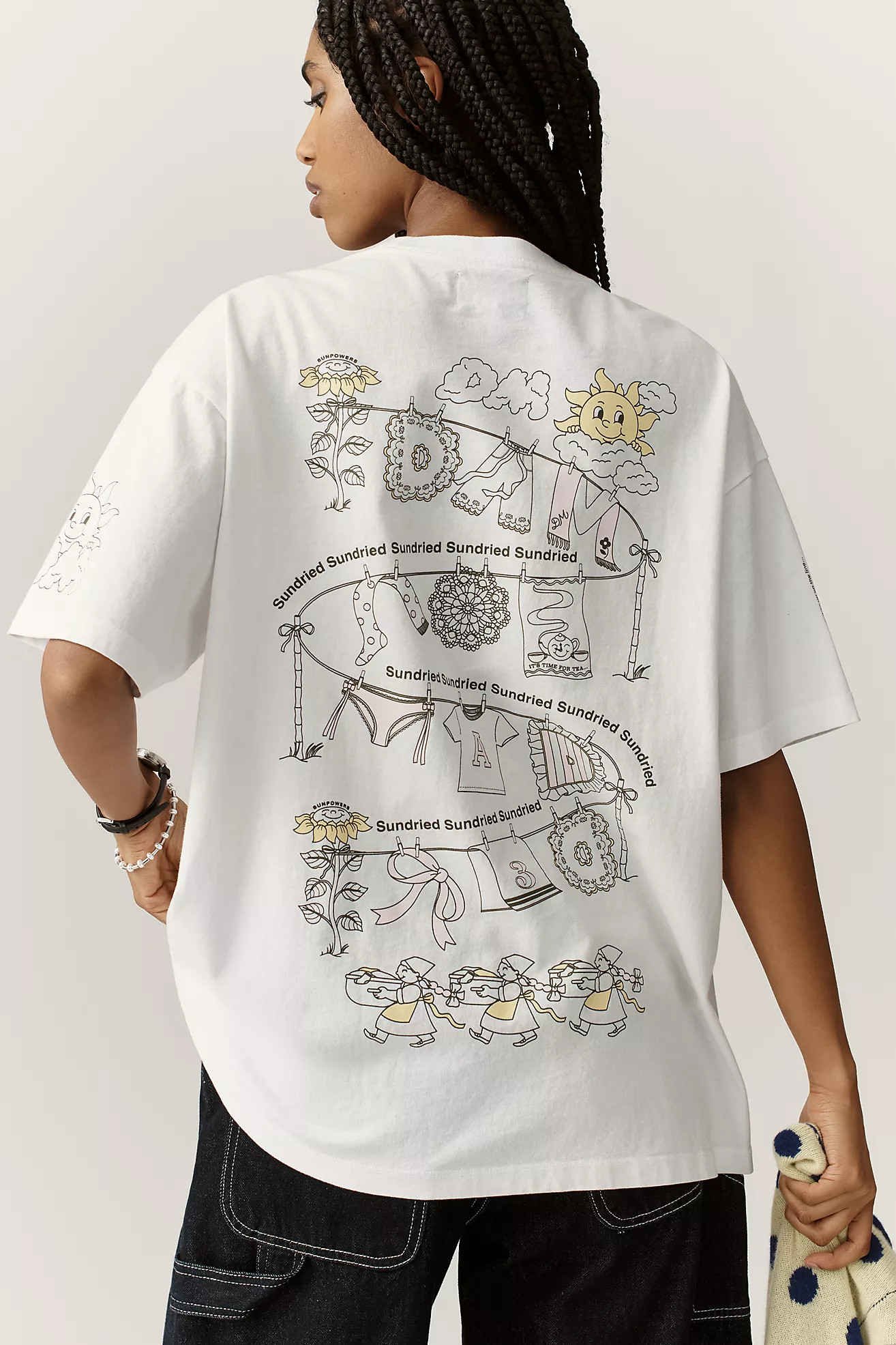 Damson Madder Sundried Organic Cotton T-Shirt | Anthropologie (US)