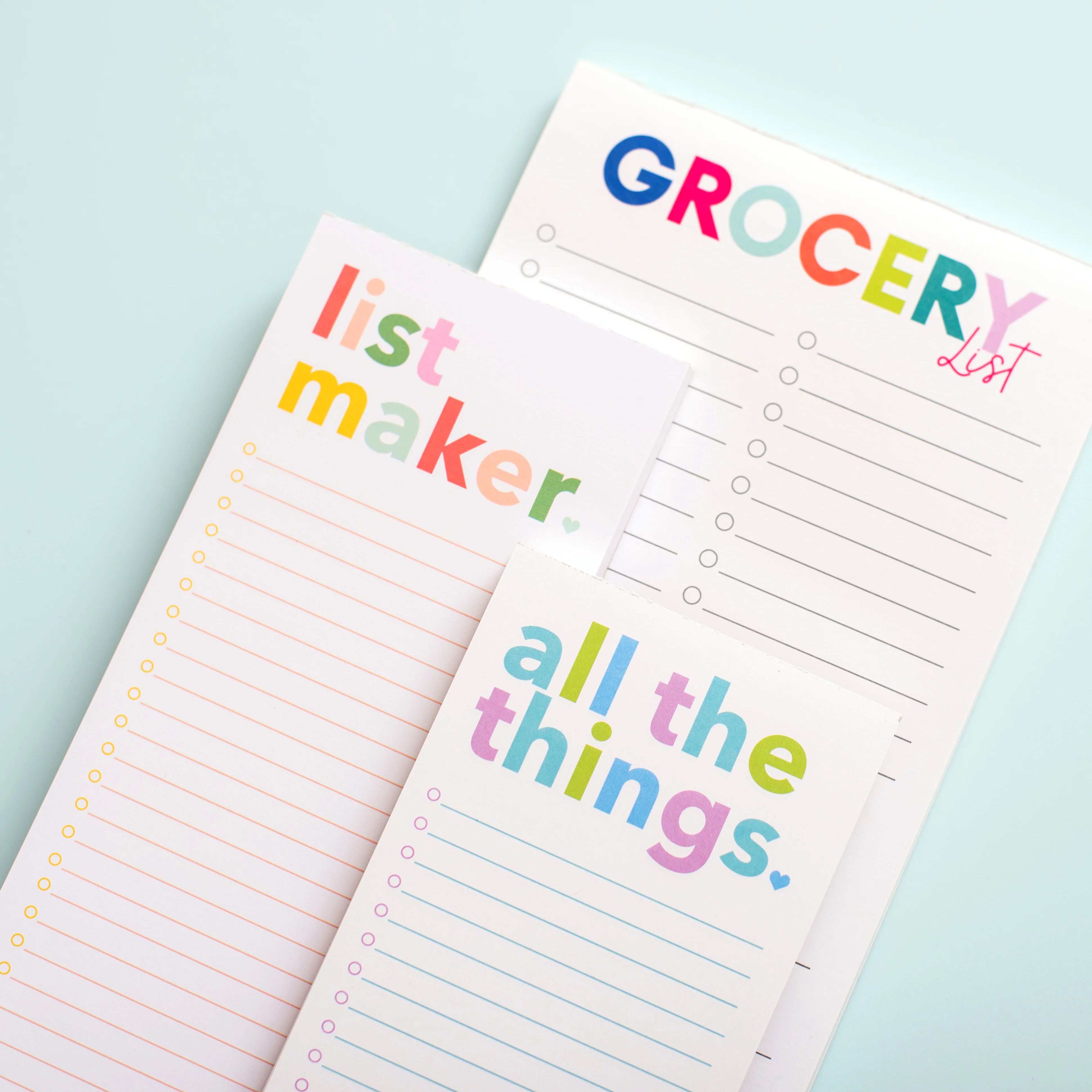 List Makers Trio Notepad Set | Joy Creative Shop