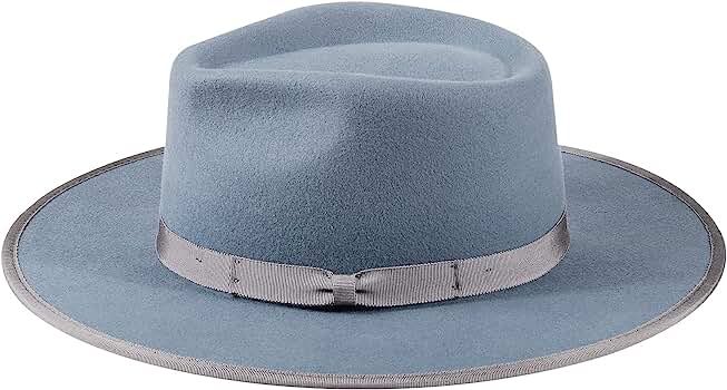 ZERTRUE Fedora for Men Women 100% Wool Felt Outback Panama Hat Classic Band Wide Brim Adjustable ... | Amazon (US)