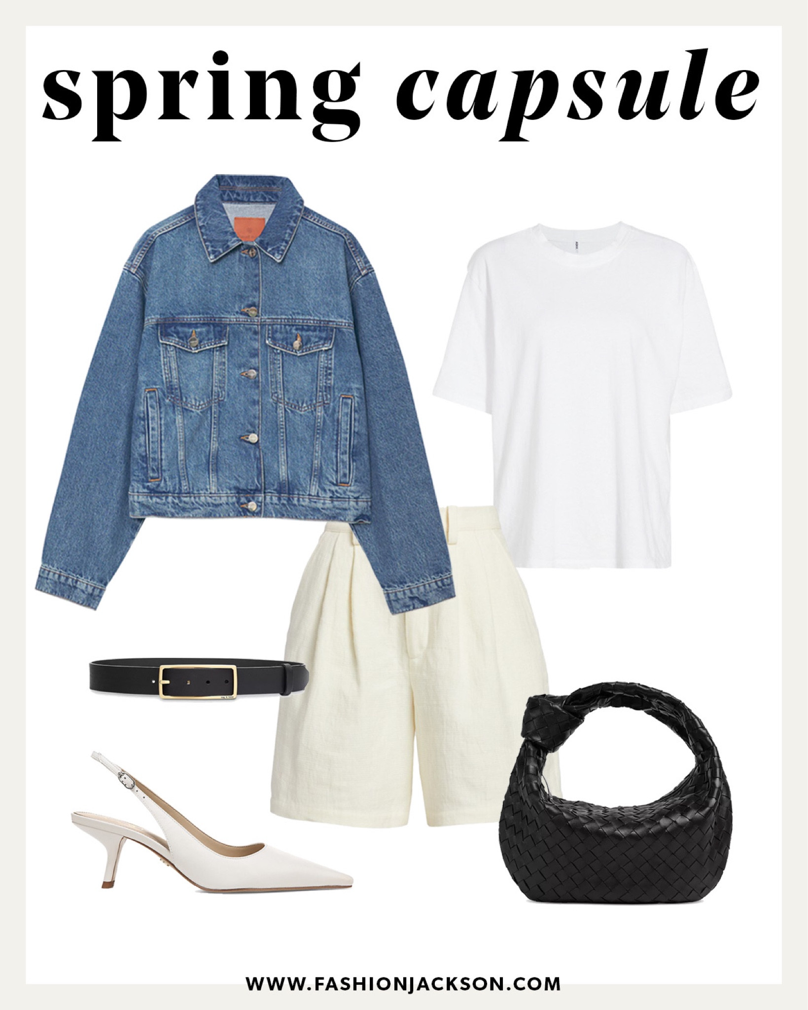 Fashion Jackson, spring capsule wardrobe, spring outfits, capsule #fashionjackson #springoutfits #capsule