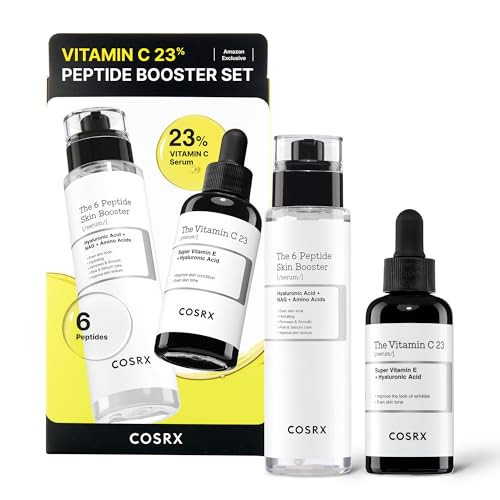 COSRX Vitamin C 23% Peptide Booster Set - Amazon Exclusive - Korean Skin Care, Gift Sets, Vitamin C Serum, Face Serum | Amazon (US)
