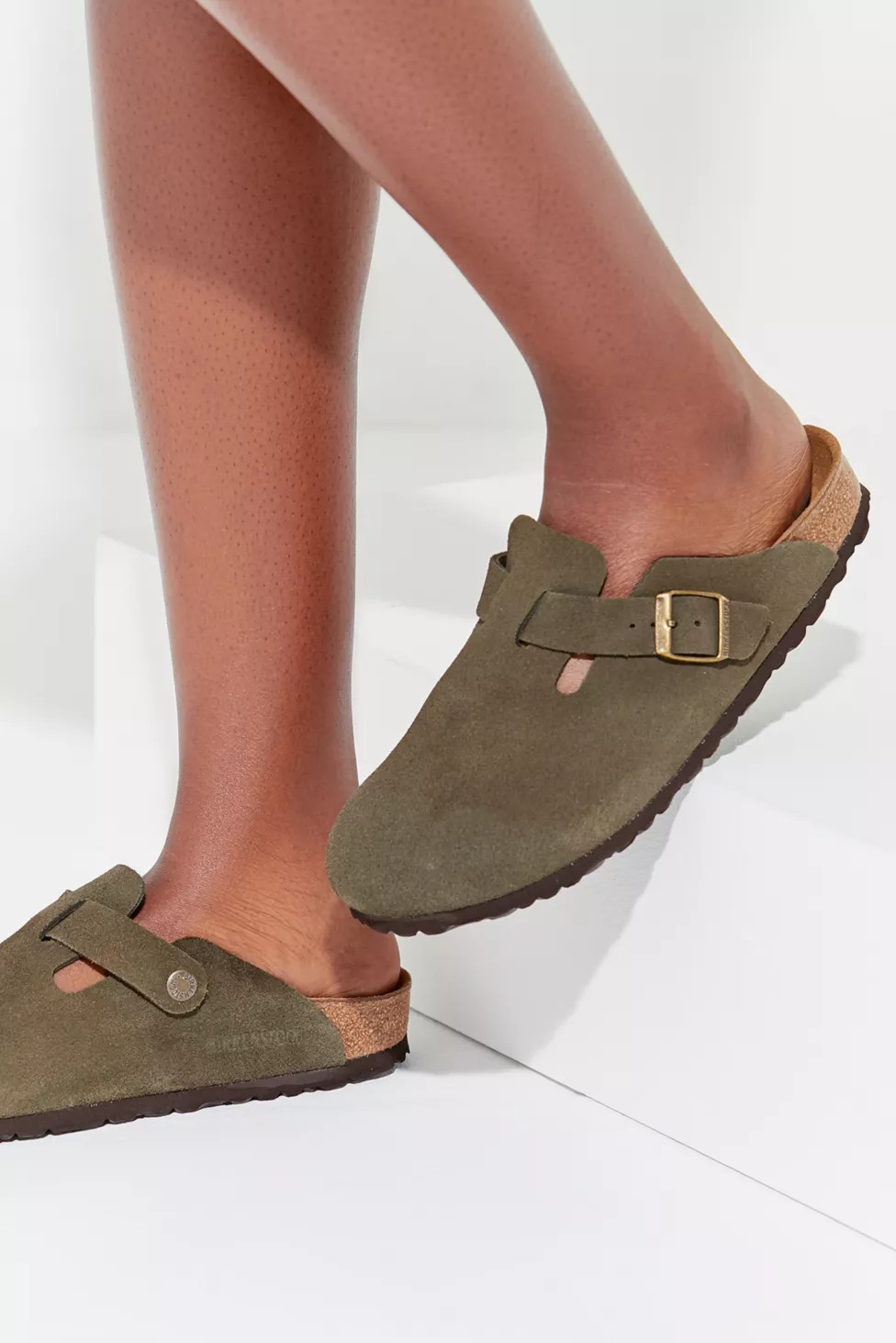 Birkenstock Women's Boston Soft Footbed Suede Clog | Urban Outfitters (US and RoW)