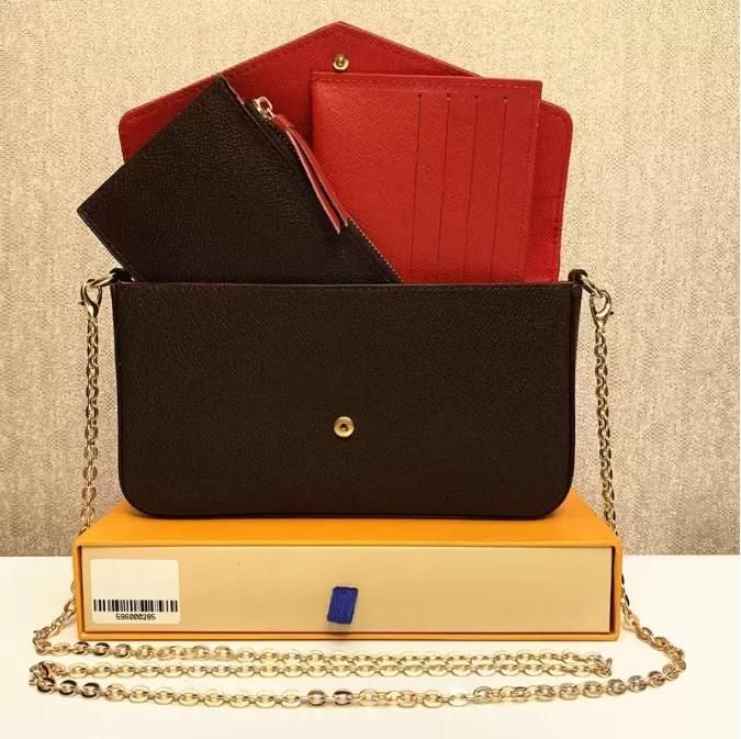 Lady Clutch Crossbody Felicie Pochette M61276 Shoulder Bags Handbags Designer Bags Wallets 3 in 1... | DHGate