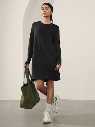 Coaster Luxe Sweatshirt Dress | Athleta