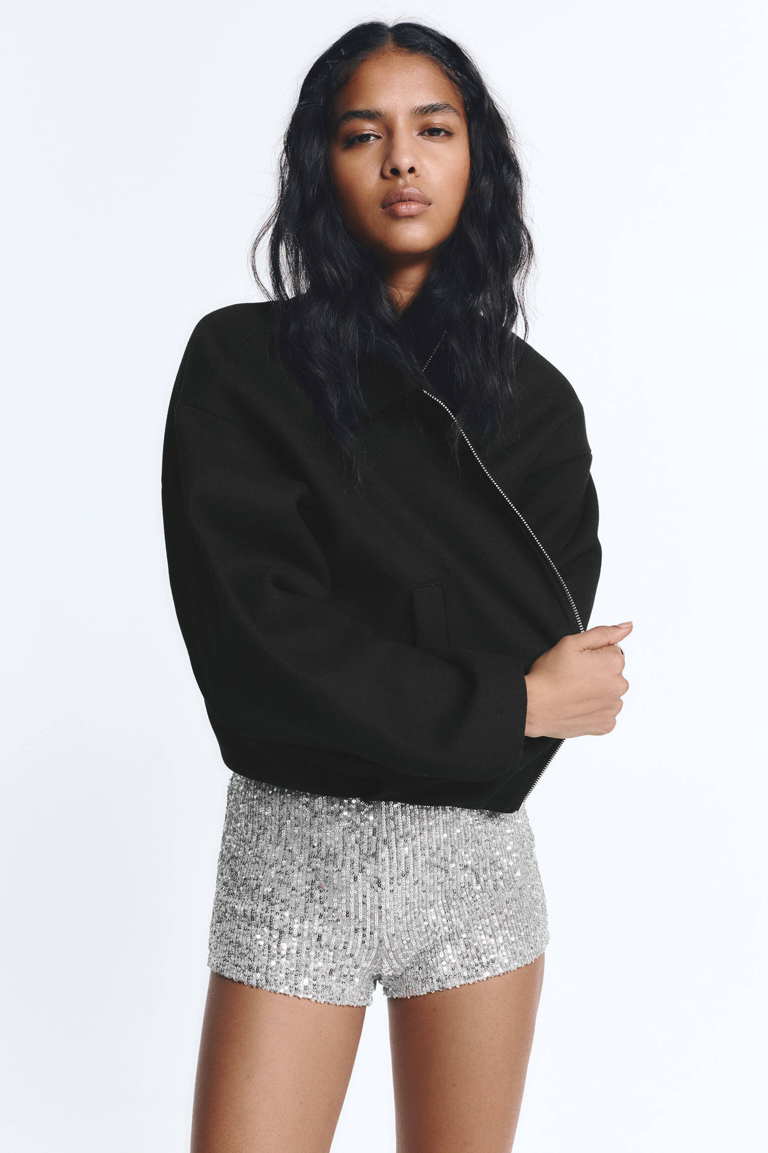 Sequined shorts - pull&bear | PULL and BEAR UK