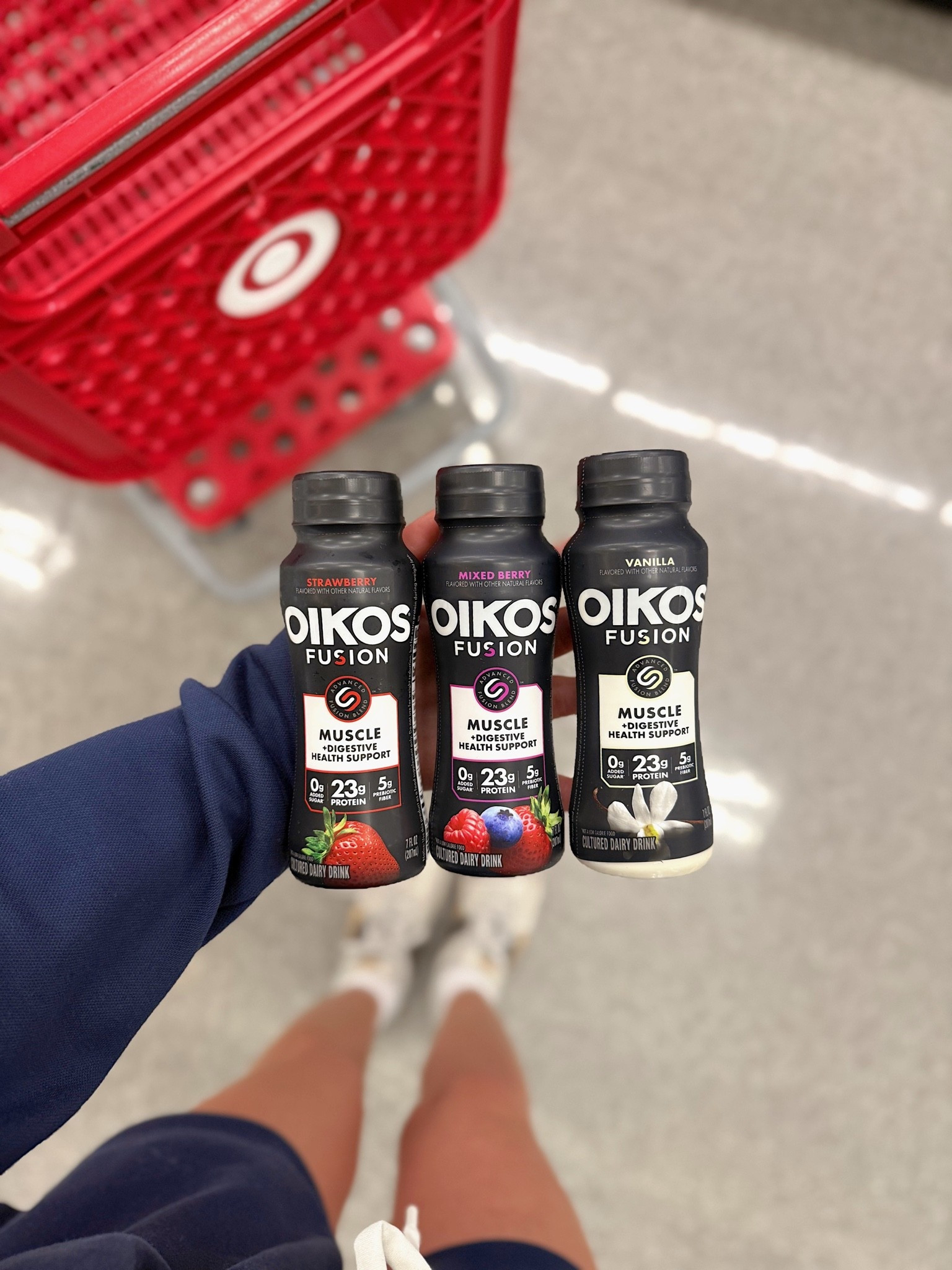 #ad | okay I’m usually a vanilla girl but the strawberry Oikos Fusion Drink is definitely my favorite 🍓 (but all 3 are delicious!) Whether you’re looking for a way to refuel after your workout or an easy snack to bring on-the-go, @oikos Fusion Drinks are the perfect option! 😋 They’re packed with 23g of complete protein, & 5g of prebiotic fiber to support gut health! (Ladies: don’t forget about your fiber! It’s just as important as protein!!) Share this find with your Target bestie who would love & grab Oikos Fusion to try on your next #targetrun 🎯 

#targetpartner #oikosstrong #oikostarget #targetfinds @Target

#LTKfitnessgoals #LTKmomlife #LTKmorningroutine