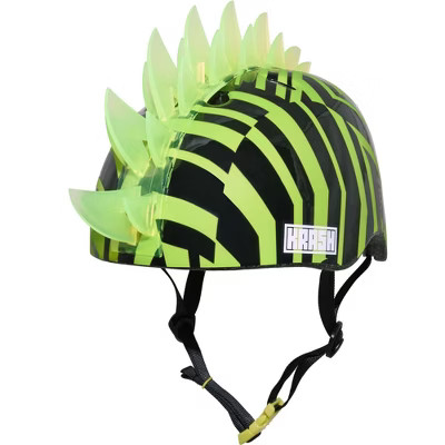 Krash! Dazzle LED Lighted Mohawk Youth Helmet - Green | Target