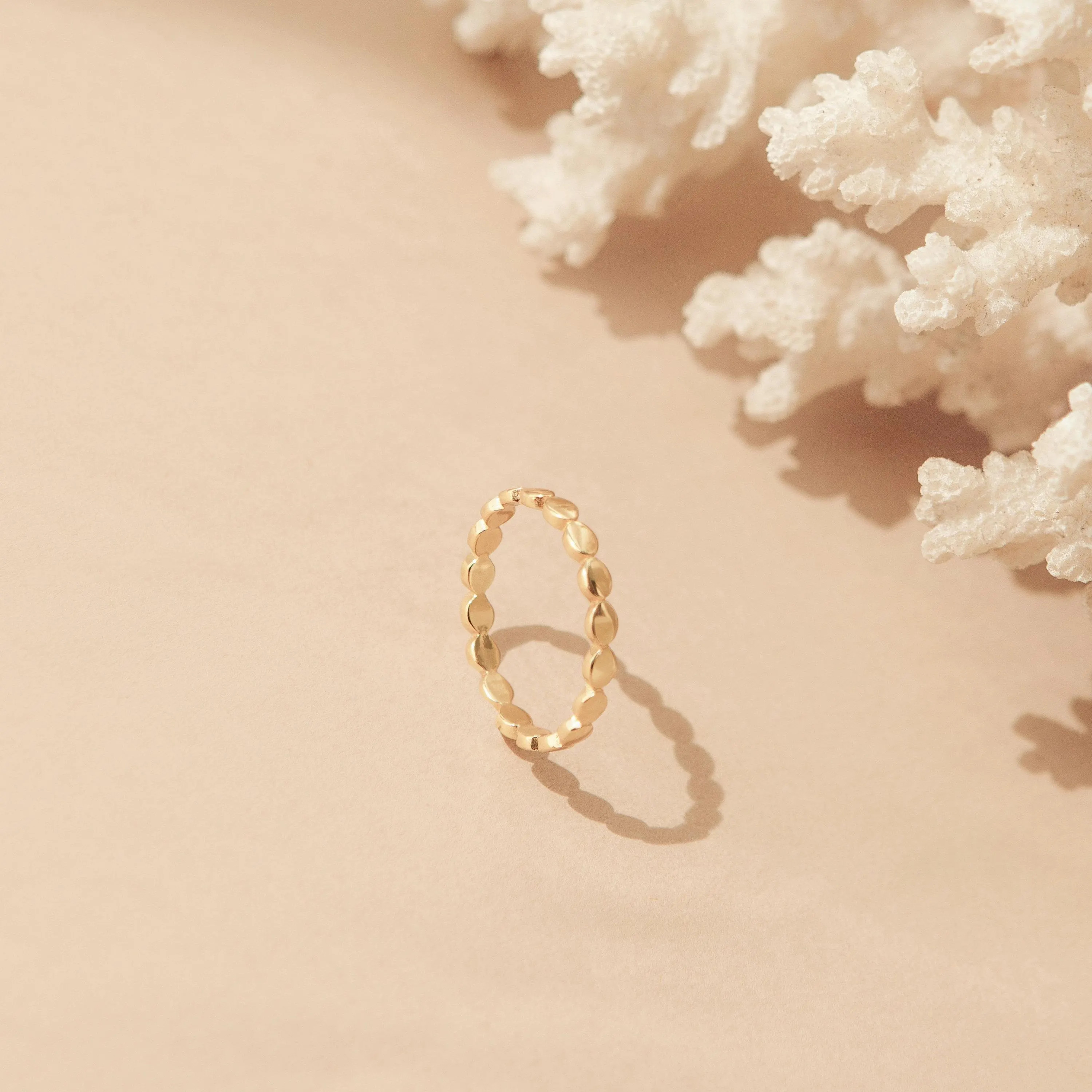Beaded Ring by Caitlyn Minimalist • Simple Gold Ring • A Must Have Stacking Ring, Minimalist Style • Perfect Gift for Her • RR005 | Etsy (Global)