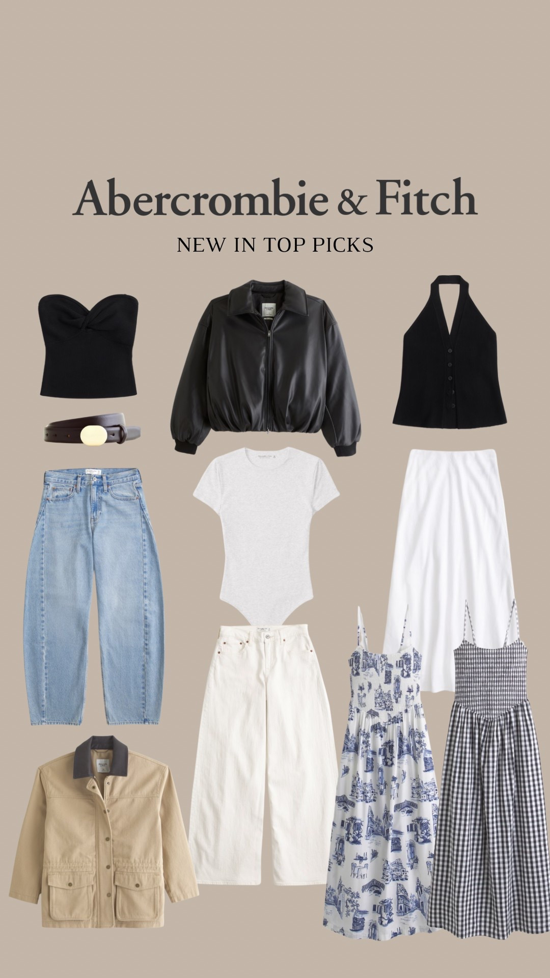 Abercrombie & Fitch new in top picks 🫶🏻 use AFxLTK for 20% off 

Barrel leg jeans, white jeans, wide leg jeans, summer dresses, leather jacket, spring wardrobe 

#LTKAprilSpotlight #LTKspring #LTKxAFSale
