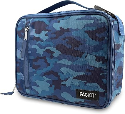 PackIt Freezable Classic Lunch Box, Blue Camo, Built with EcoFreeze Technology, Collapsible, Reus... | Amazon (US)