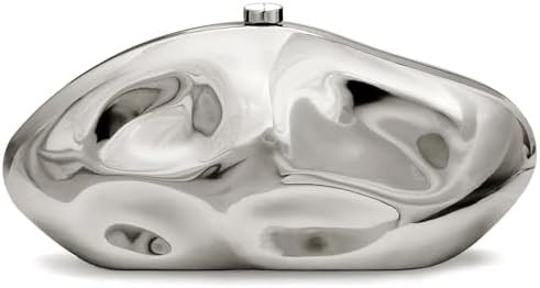 Acrylic Clutch Purse for Women Evening Bag, Irregular Shell Acrylic Purse Box Clutch with Chain f... | Amazon (US)