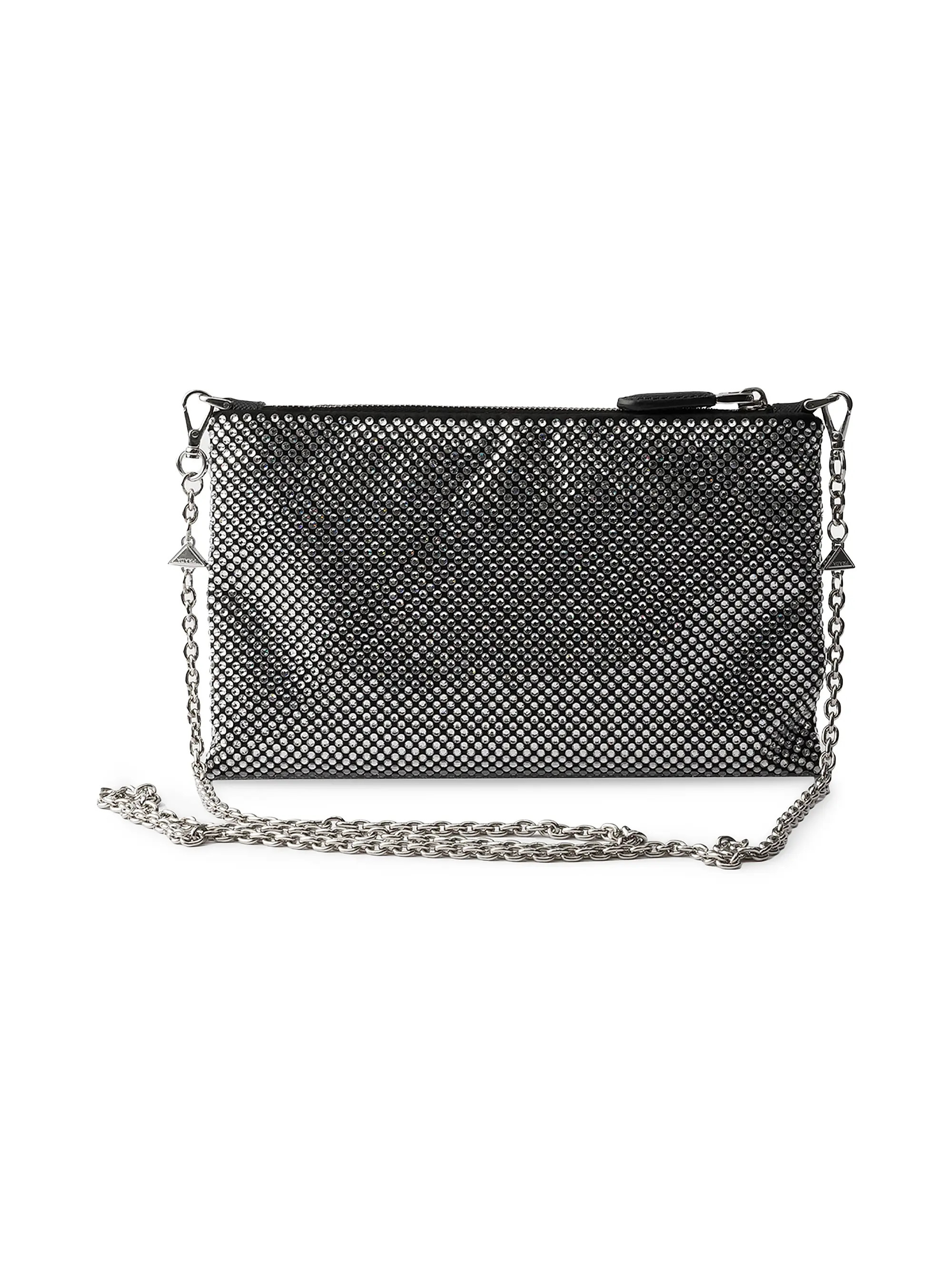 Mini Crystal-Studded Shoulder Bag | Saks Fifth Avenue
