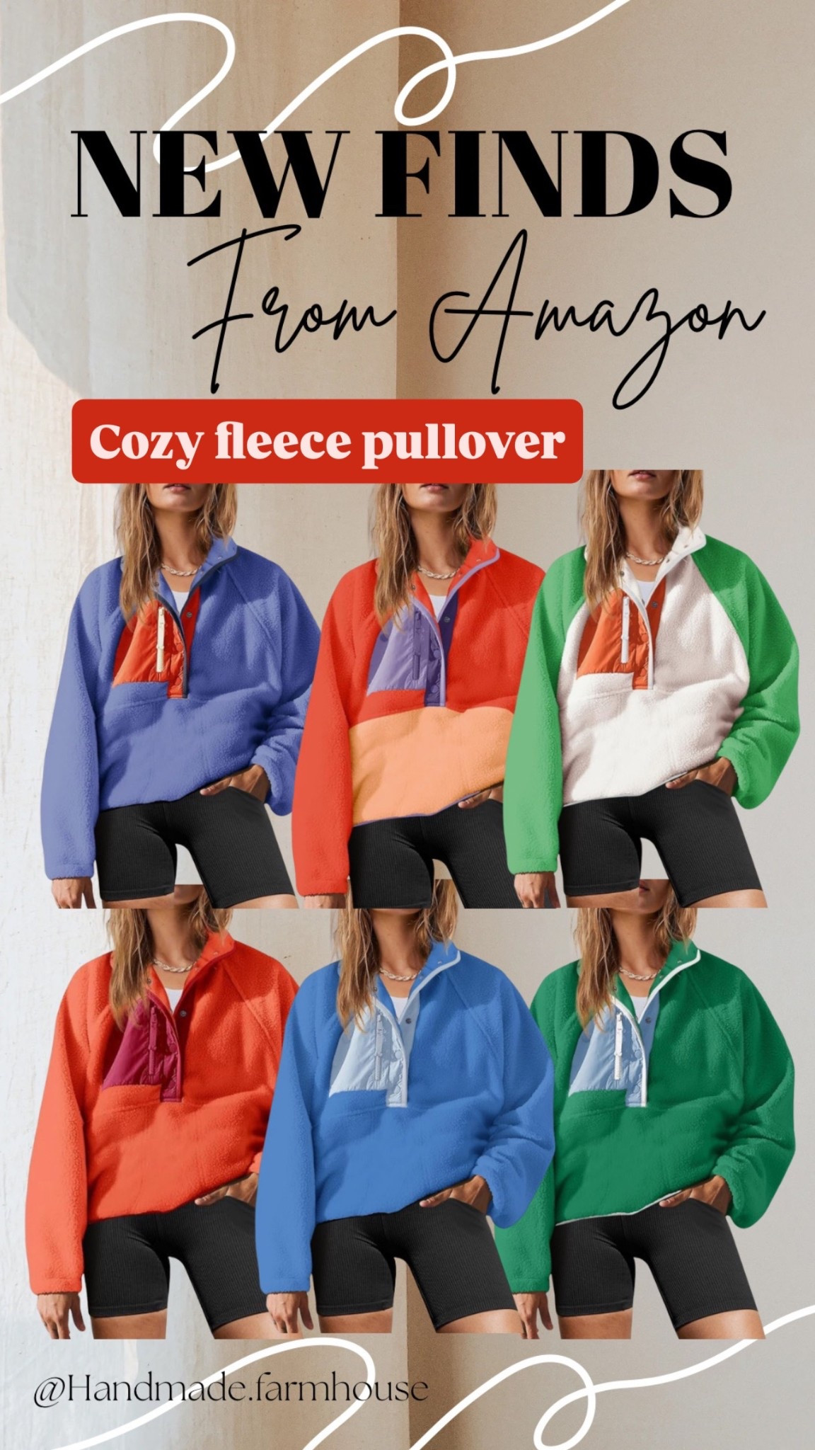 I found the cutest cozy fleece pullovers on Amazon and you will not believe how many color options there are! So cute! 

#LTKFindsUnder50 #LTKootd #LTKSeasonal
