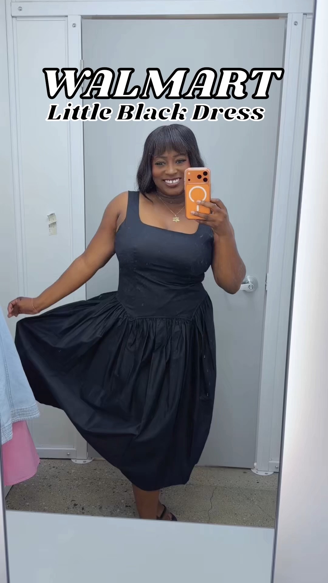 A little black dress is always a good idea and this Scoop Dress from Walmart is perfection!  Thick straps, tie back, flattering hemline, cotton and soft makes it perfect for a wedding guest dresses, graduation dresses, graduation guest outfit, date night dress, summer dresses! I’m trying on a size medium.

#LTKSaleAlert #LTKPetite #LTKootd