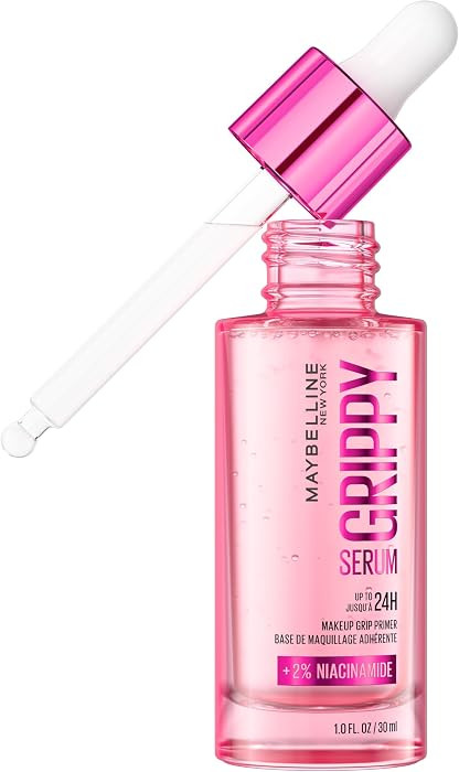 Maybelline Makeup Primer, The Grippy Serum Primer for Face, up-to 24H grip, Ultra-Blendable, Fresh plumped skin look, Water-based & Vegan formula, Suitable for all skin types, Maybelline New York | Amazon (UK)