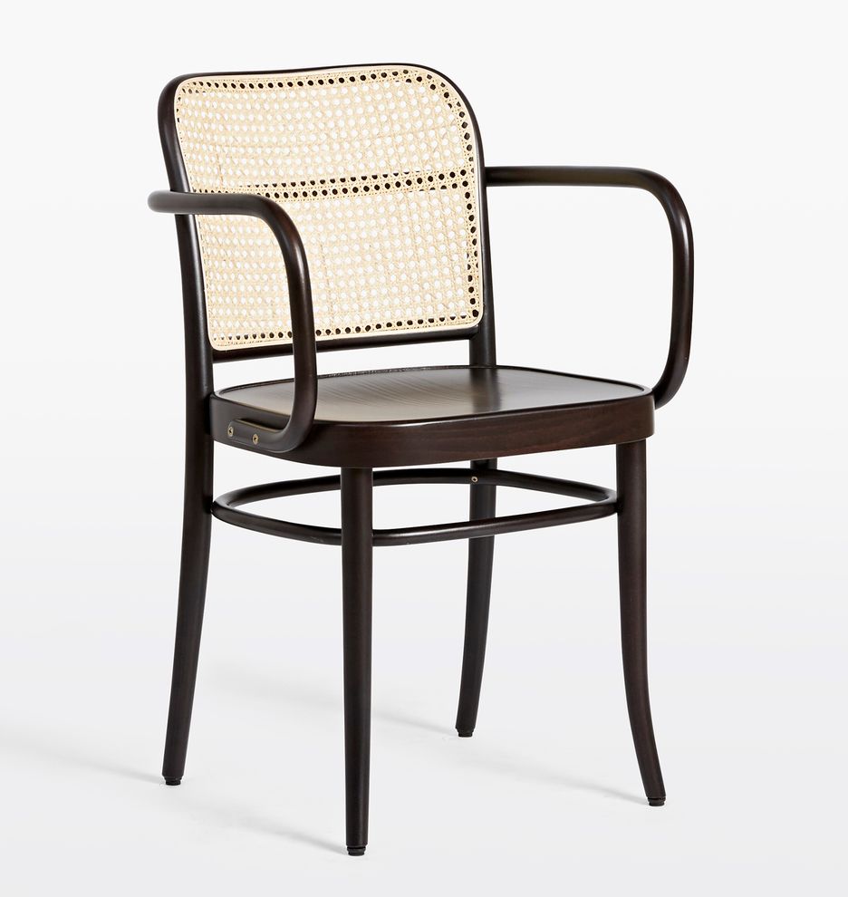 Ton 811 Caned Arm Chair | Rejuvenation