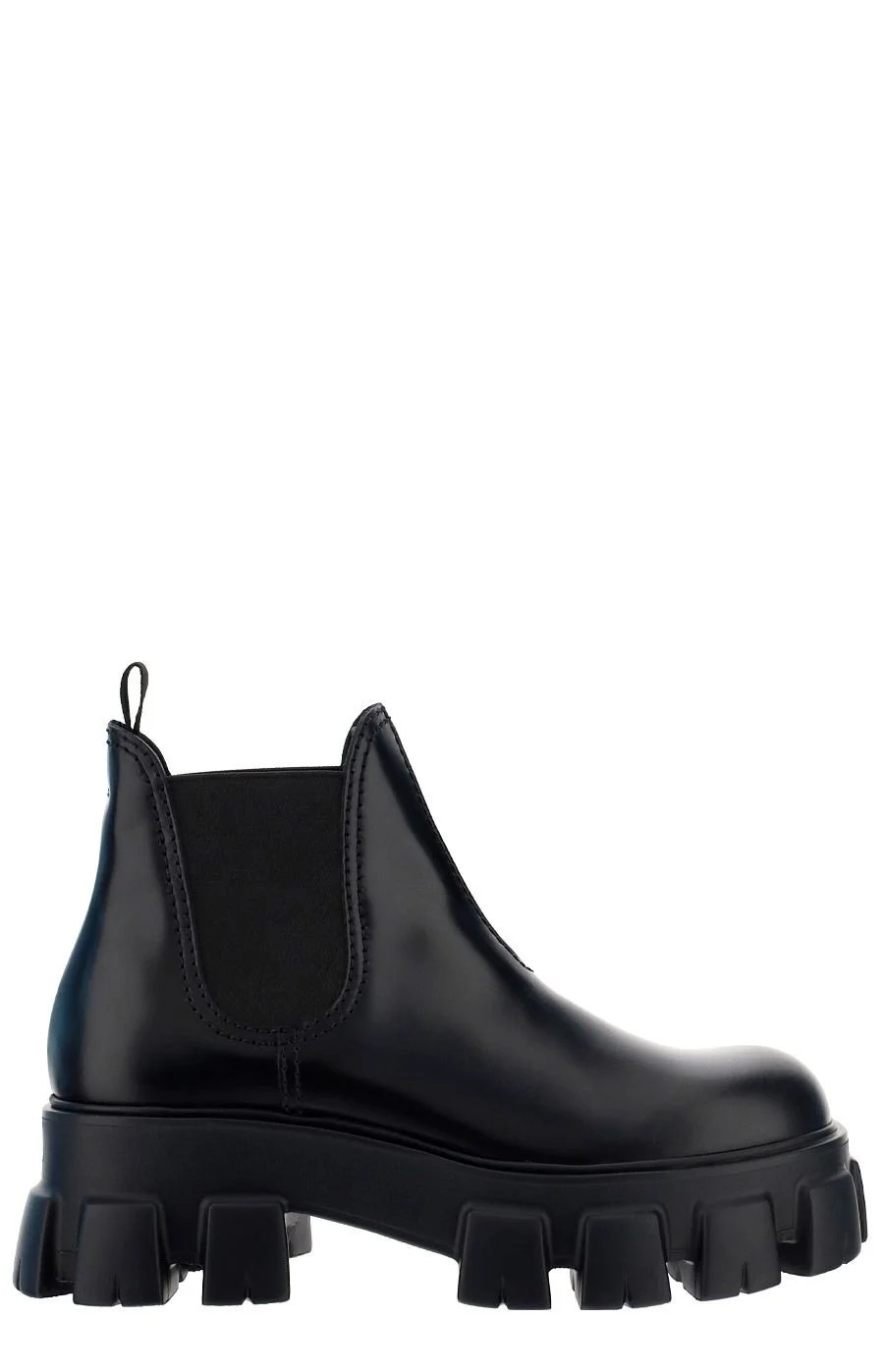 Prada Monolith Chunky Chelsea Boots | Cettire Global