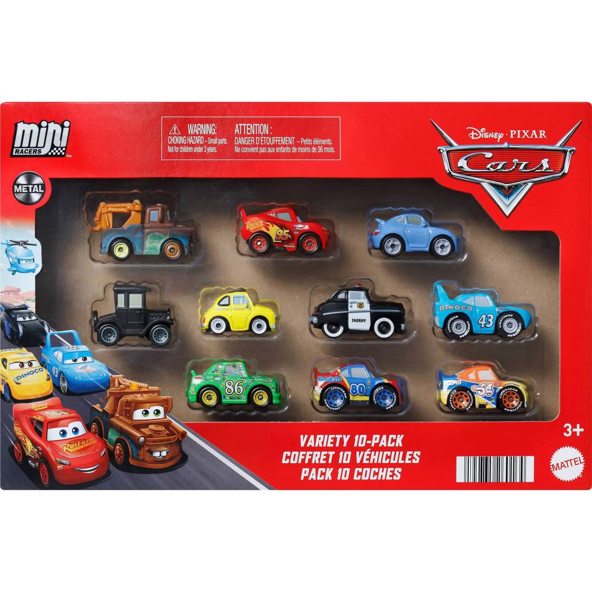 Disney and Pixar Cars Mini Racers 10pk Toy Vehicles from the Movie (Styles May Vary) | Target