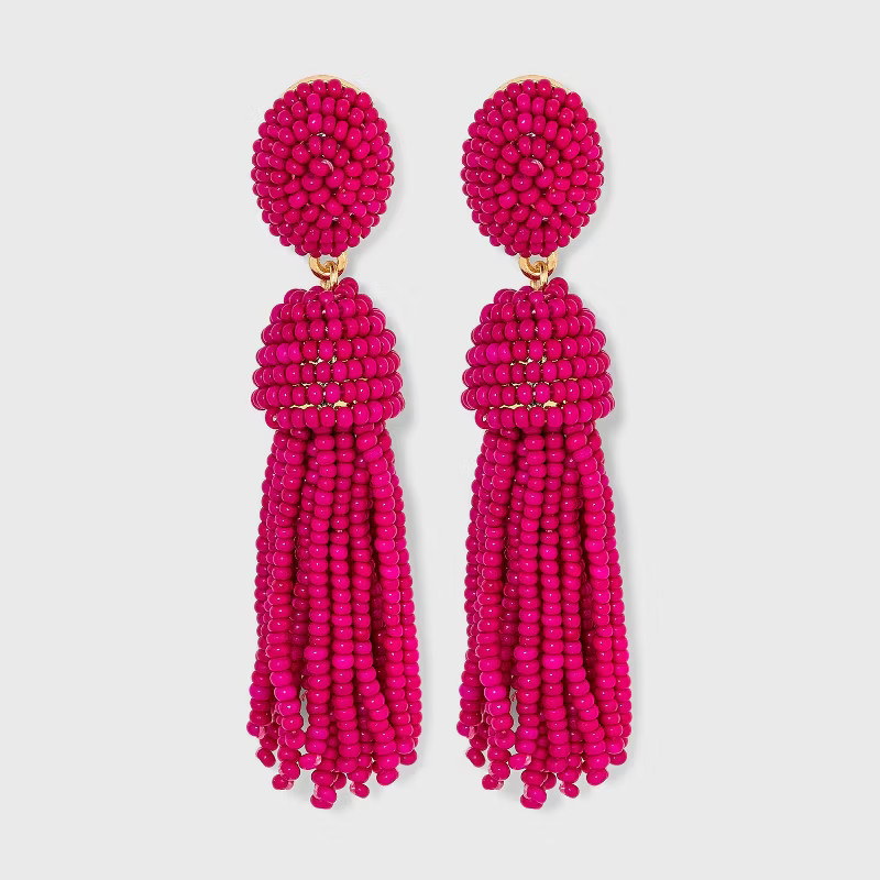 SUGARFIX by BaubleBar Polished Beaded Tassel Earrings | Target