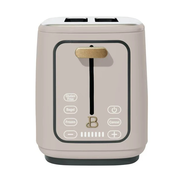 Beautiful 2 Slice Toaster with Touch-Activated Display, Porcini Taupe by Drew Barrymore - Walmart... | Walmart (US)