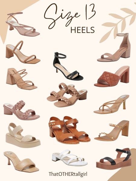 Size 13 high heel sandals

Dressy, formal, wedding 

#LTKsalealert #LTKshoecrush