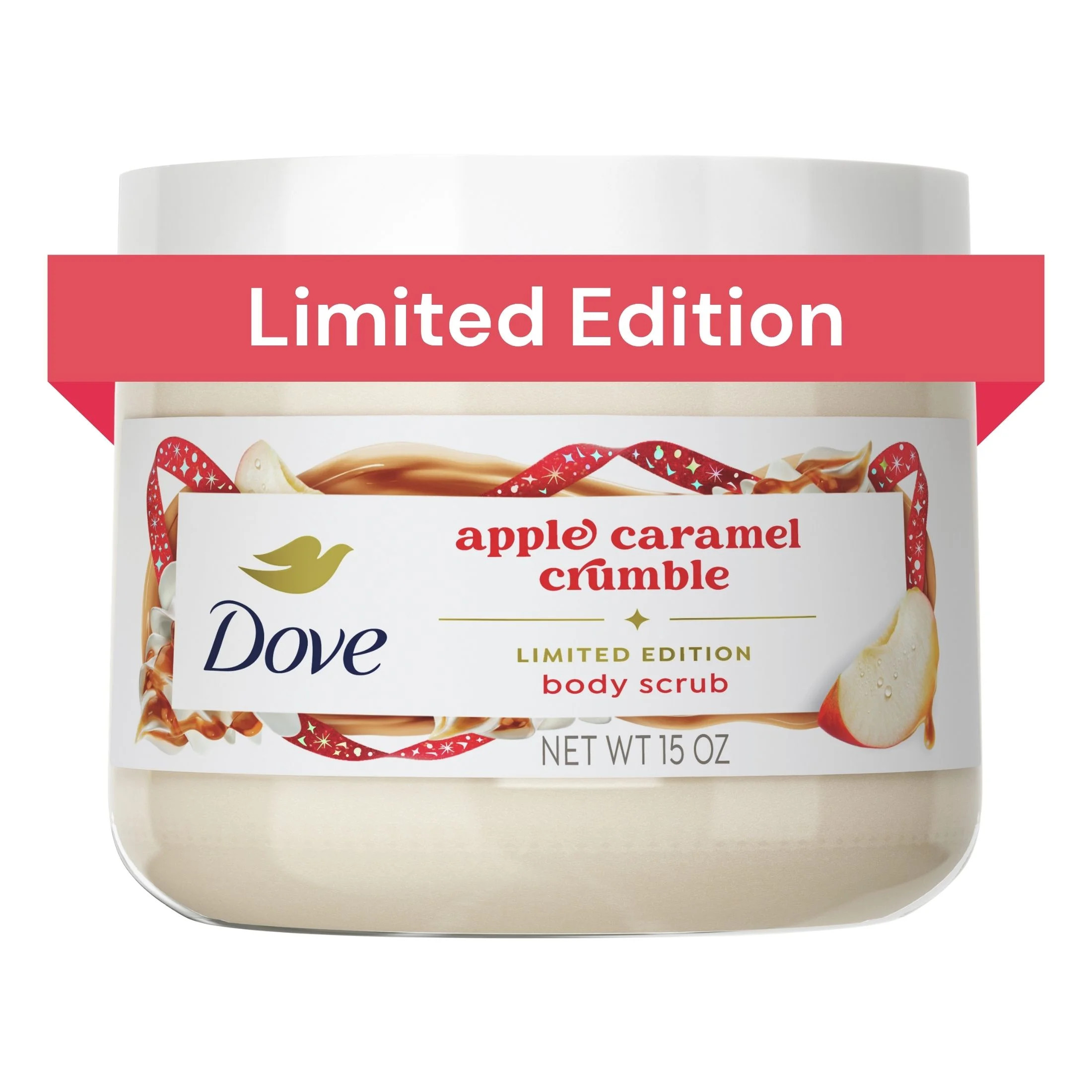Dove Limited Edition Holiday Treats Apple Caramel Crumble Body Scrub, 15 oz | Walmart (US)