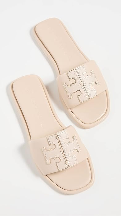 Tory Burch Women's Double T Sport Slides | Amazon (US)