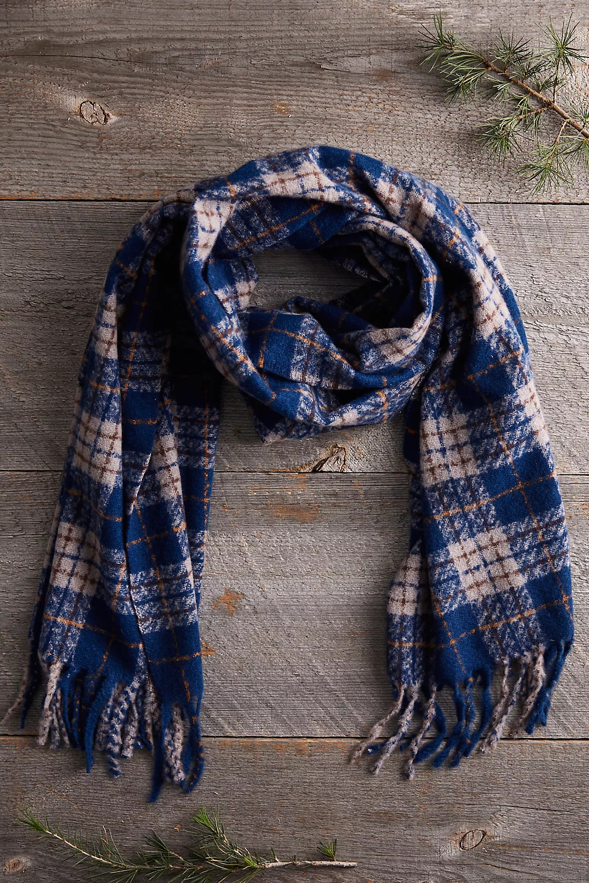 Fringed Plaid Scarf | Anthropologie (US)
