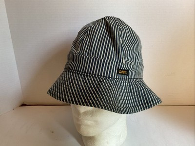 Rare Vintage 70s Lee Striped Railroad Bucket Hat Small Union Made In USA | eBay CA