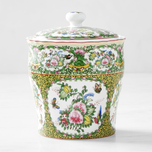 Famille Rose Porcelain Canisters, Small | Williams-Sonoma