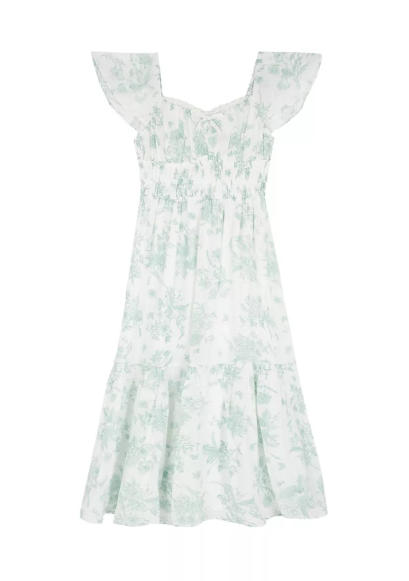 Girls 7-16 Toile Maxi Dress | Belk