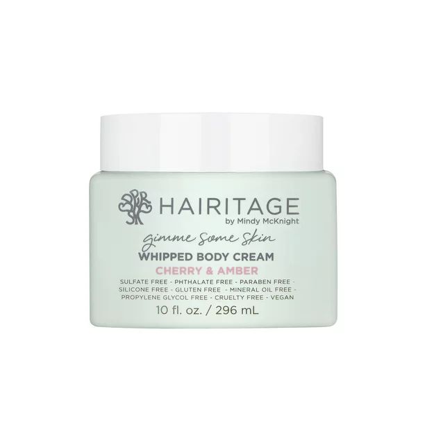 Hairitage Gimme Some Skin Cherry & Amber Scented Whipped Body Cream | Shea Butter, Niacinamide & ... | Walmart (US)