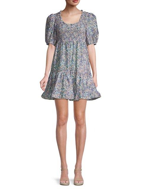 ​Andrea Floral Mini Dress | Saks Fifth Avenue OFF 5TH