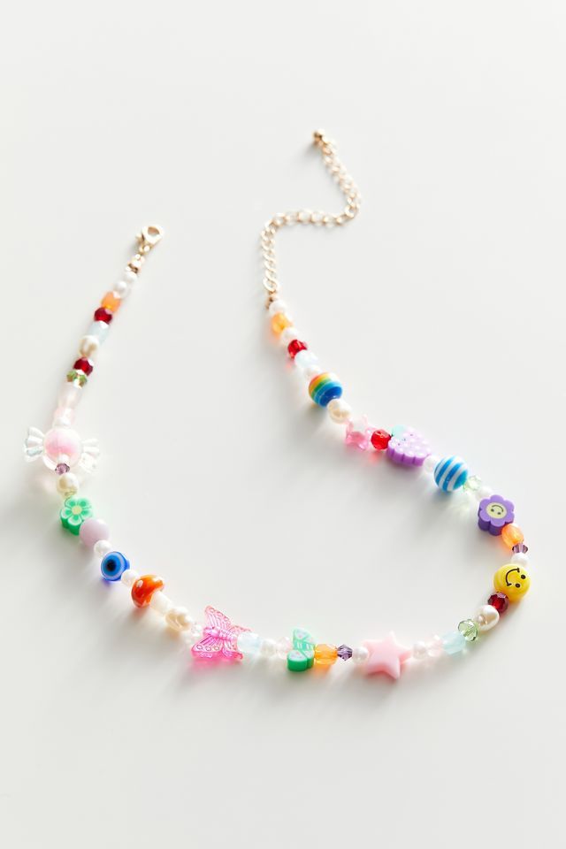 Ginger Beaded Necklace | Urban Outfitters (US and RoW)