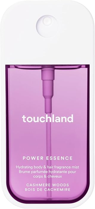Touchland Hydrating Body & Hair Fragrance Mist, Cashmere Woods, 2 FL. OZ. Travel Size Body Spray | Amazon (US)