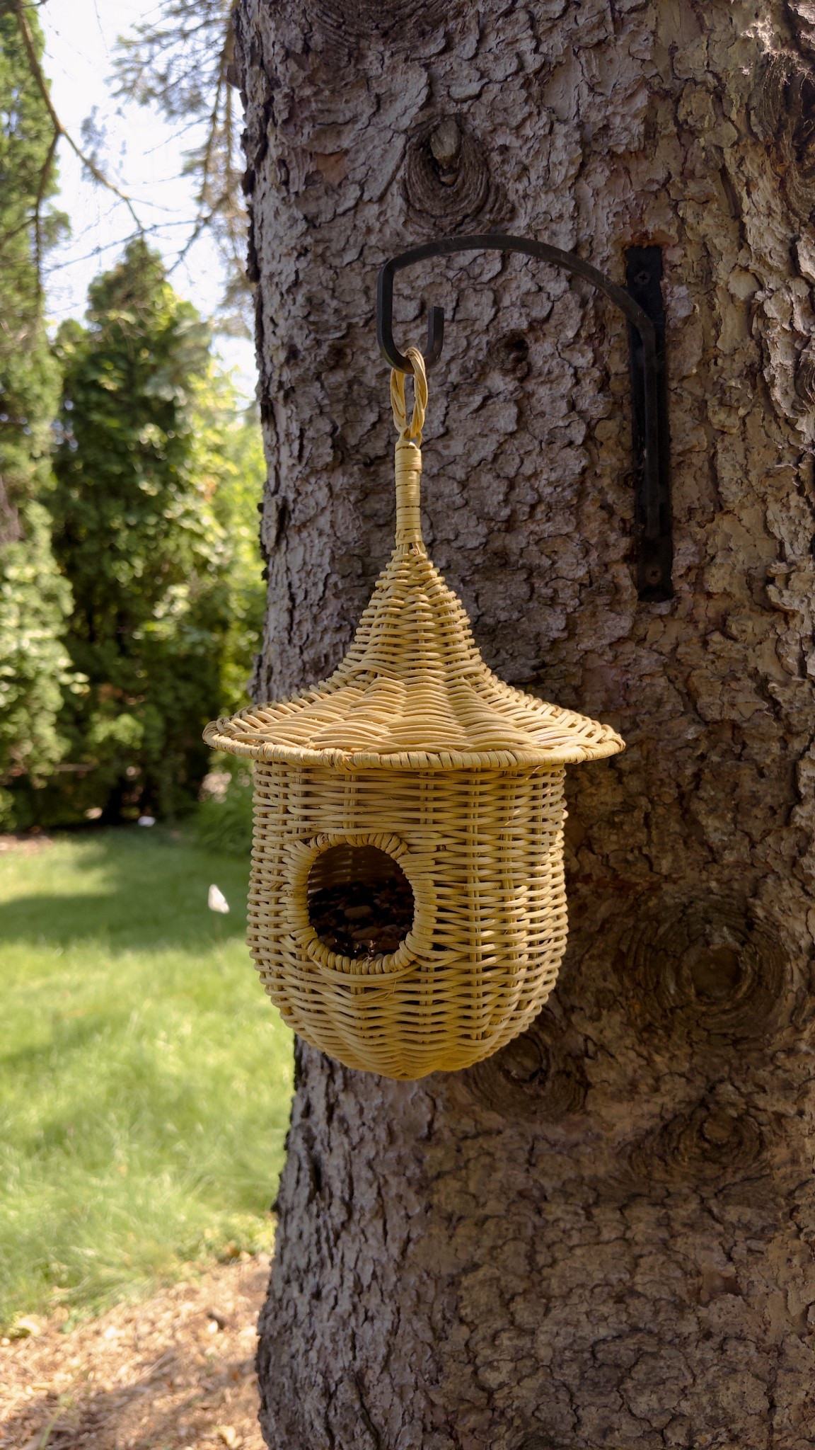 Acorn style birdhouse 