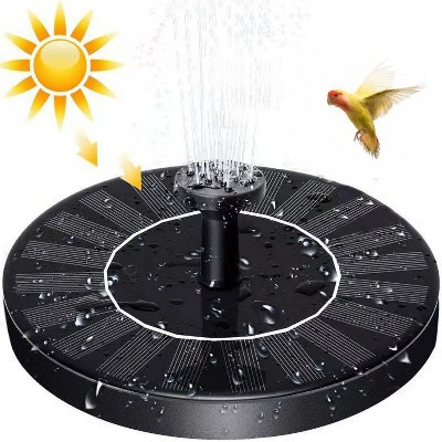 WOPET Solar Bird Bath Fountain Pump 4 Nozzle Solar Fountain | Target