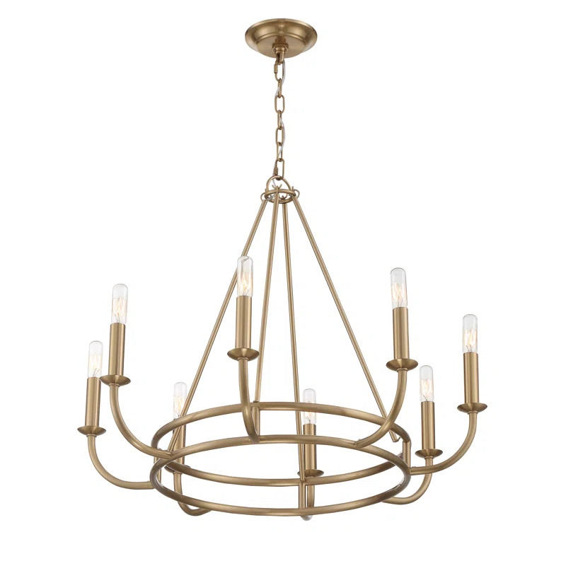 Akir 8 Light Metal Dimmable Chandelier | Wayfair North America