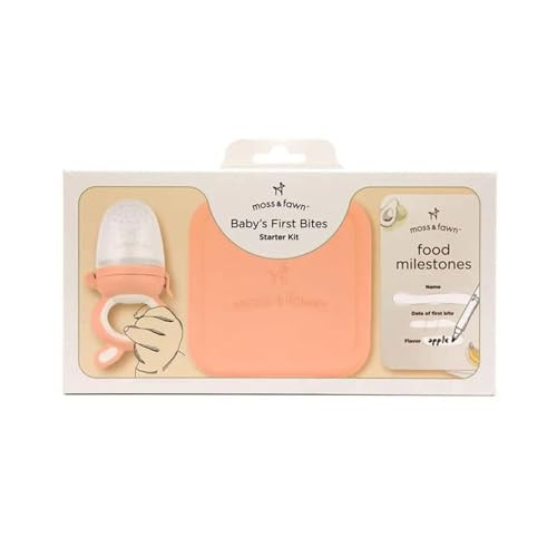 Baby’s First Bites Starter Kit – Ice Cube Tray, Forage Feeder, Freezer Mold & Pacifier Feeder... | Amazon (US)