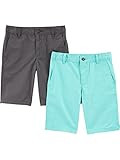 Simple Joys by Carter's Boys' Flat Front Shorts, Pack of 2 | Amazon (US)