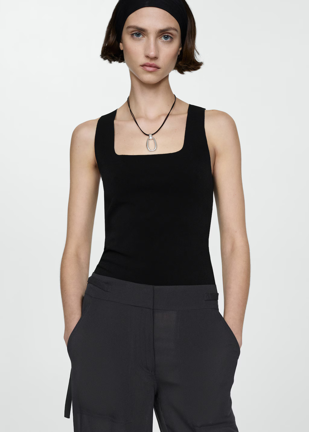 Top with wide straps | MANGO (UK)