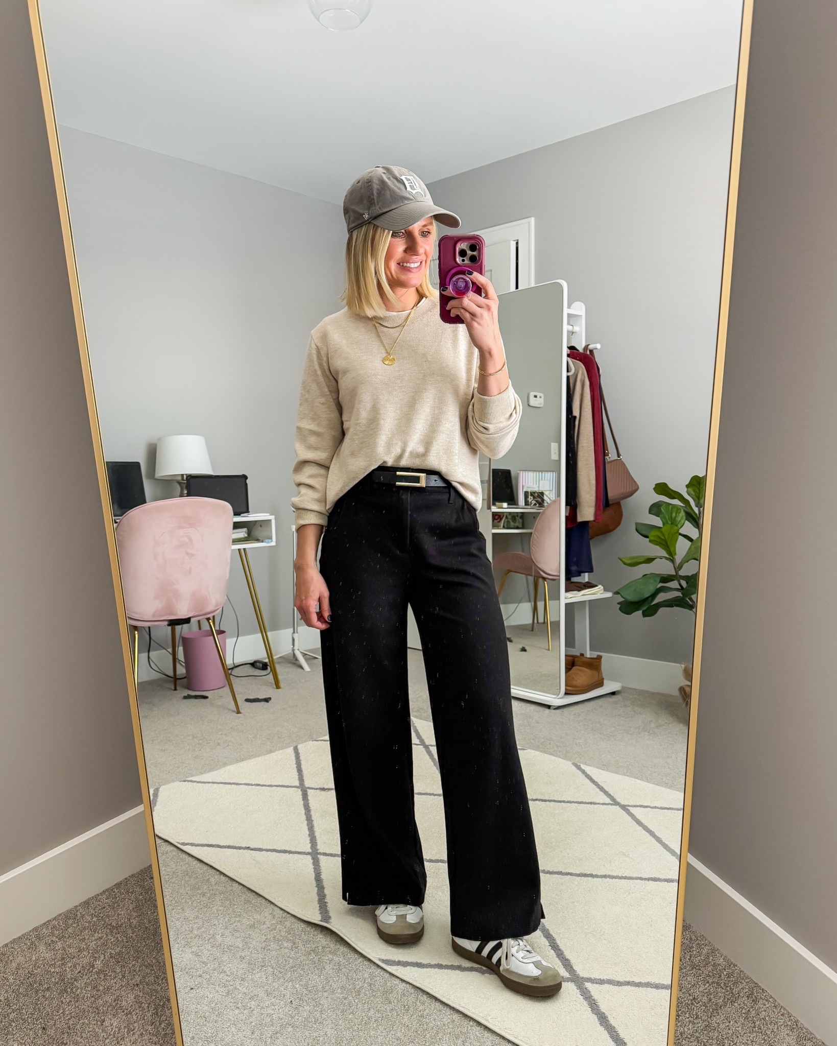 What I wore this week as a mom in my 40’s. 
Sweater- small
Pants- 0/petite
T-shirt- smalll

#LTKPetite #LTKootd #LTKOver40