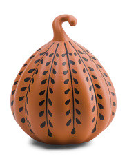 Handpainted In Peru Ceramic Pumpkin Sculpture | Fall Decor | Marshalls | Marshalls