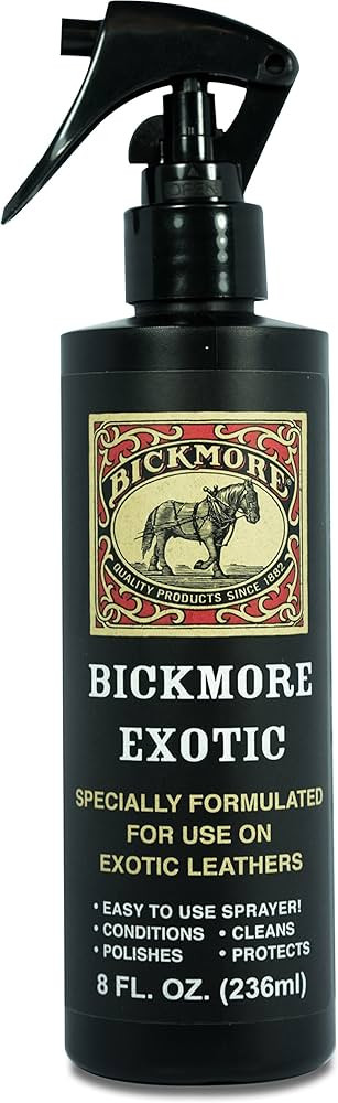 Bickmore Exotic 8oz - Specially Formulated Leather Spray Used to Clean Condition Polish and Prote... | Amazon (US)