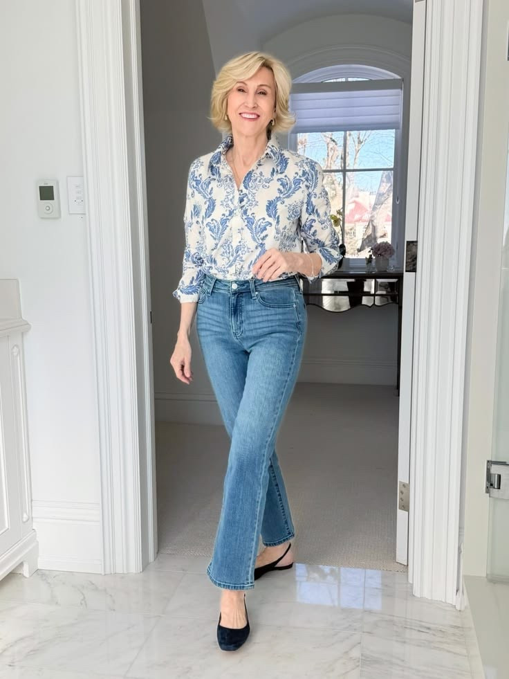 There’s something about a toile print that feels instantly timeless 🤍 Paired this shirt with cropped straight leg jeans and my go-to ballet flats for an easy, everyday look that still feels a little special.

It’s simple, classic, and one of those outfits you can rely on when you want to feel put together without overthinking it ✨


#LTKOver40 #LTKootd #LTKSeasonal