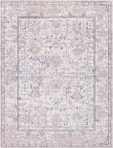 Rugs.com Oregon Collection Rug – 9' x 12' Ivory Low-Pile Rug Perfect for Living Rooms, Large Dining  | Amazon (US)