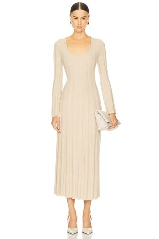 SIMKHAI Kogan Full Length Dress in San Melange from Revolve.com | Revolve Clothing (Global)