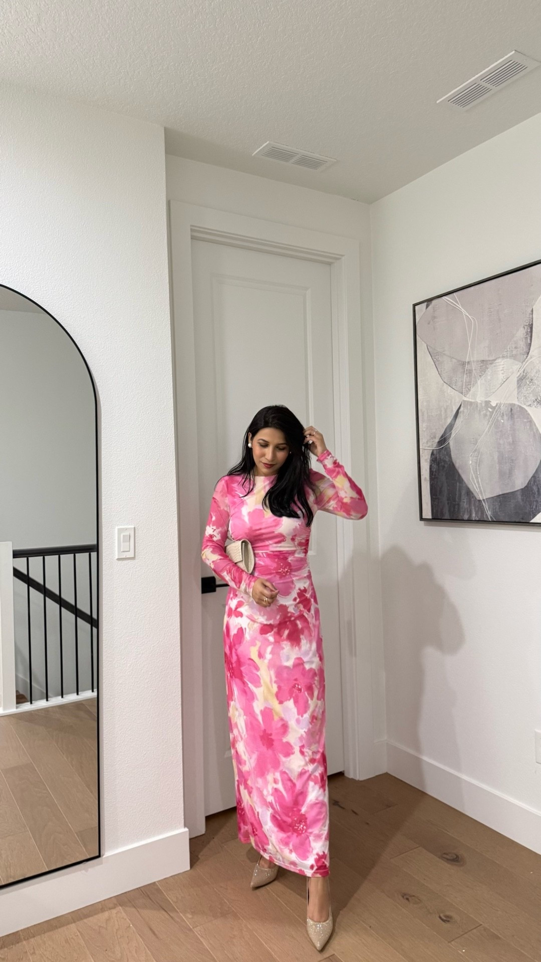 Valentine’s Day dress #pinkfloraldress #maxidress 

#LTKootd #LTKFindsUnder50 #LTKSaleAlert