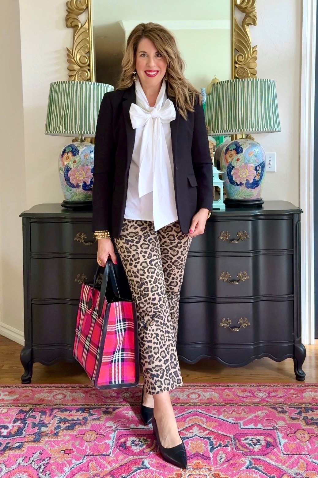 Cotton tie neck shirt back in stock, also in blue stripe. TTS

#LTKFindsUnder50 #LTKootd #LTKOver40